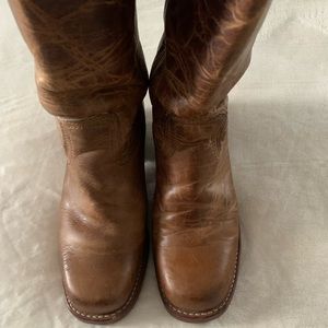 🍁FRYE Vintage Leather Campus boots!🍂
